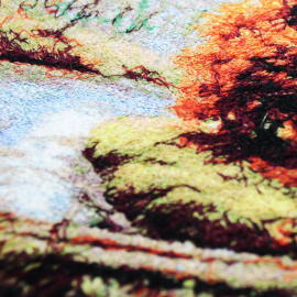 Paveikslas siuvinėtas "Tiltelis"