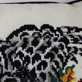 Dekoratyvinė pagalvė " Vištytė ir gaidelis"