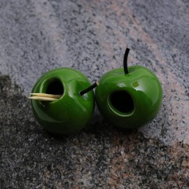 Dantų krapštukų dėklas | Žalias obuolys