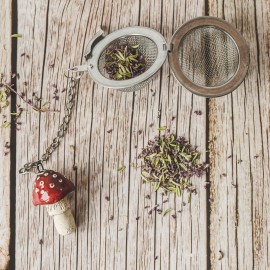 Arbatos sietelis su grybu