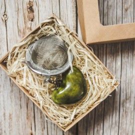 Arbatos sietelis su žalsva širdele