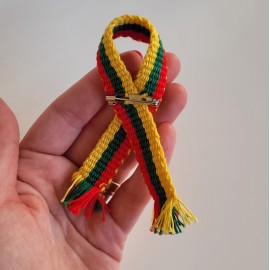 Austa sagė - Lietuvos vėliava  Austa sagė - Lietuvos vėliava