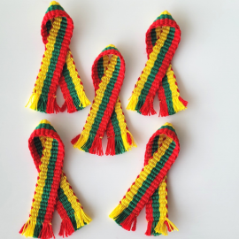 Austa sagė - Lietuvos vėliava  Austa sagė - Lietuvos vėliava