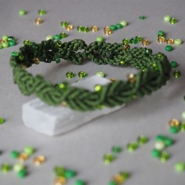 Lapeliai - apyrankė su pirito užsegimu 