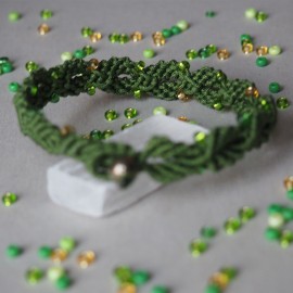 Lapeliai - apyrankė su pirito užsegimu 