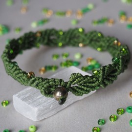 Lapeliai - apyrankė su pirito užsegimu 