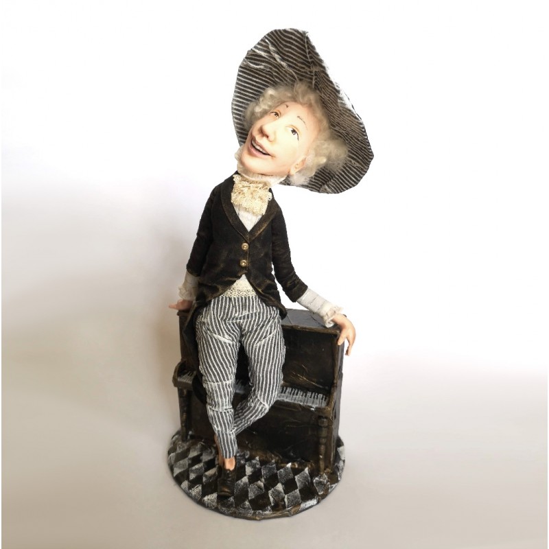 Autorinė lėlė Pianistas Autorinė lėlė Pianistas