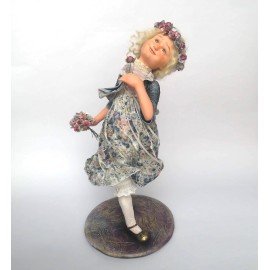 Autorinė lėlė Gėlių mergaitė Autorinė lėlė Gėlių mergaitė