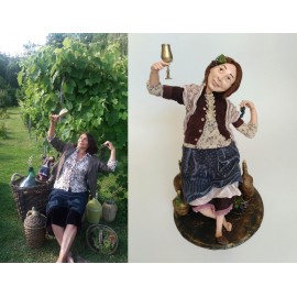 Portretinė interjerinė lėlė Portretinė interjerinė lėlė