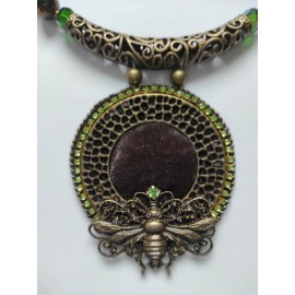 Kaklo papuošalas - Naktinis drugys