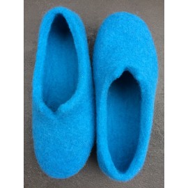 Moteriškos veltinio šlepetės 37d. latekso padu