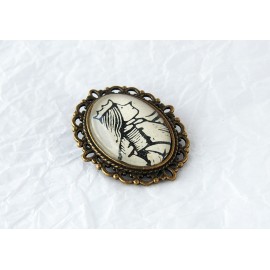  Vintažinė segė "Jaunasis karalius"