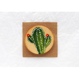 Medinis ženkliukas kaktusas "Žaliasis gražuolis"