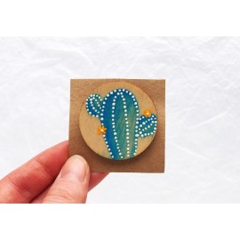 Medinis ženkliukas kaktusas "Mėlynasis dručkis"