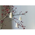 Kalėdinių dekoracijų rinkinys EGLUTĖS (5 vnt.)