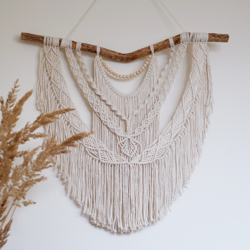 Makrame dekoracija ∼70x70 cm Makrame dekoracija ∼70x70 cm