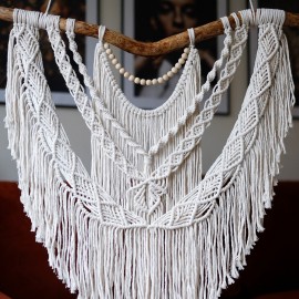 Makrame dekoracija ∼70x70 cm Makrame dekoracija ∼70x70 cm