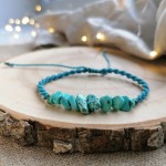 Apyrankė su haulito akmenėliais Apyrankė su haulito akmenėliais