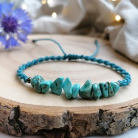 Apyrankė su haulito akmenėliais Apyrankė su haulito akmenėliais