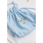 Lininis maišelis su siuvinėjimais Lininis maišelis su siuvinėjimais