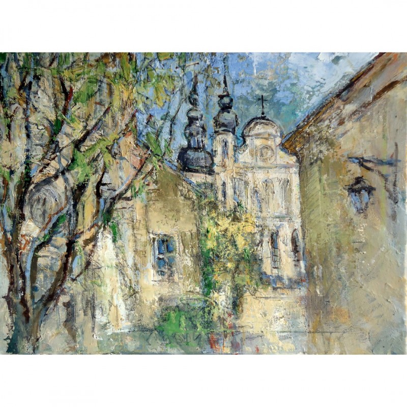 Aliejinis paveikslas "Pavasaris"