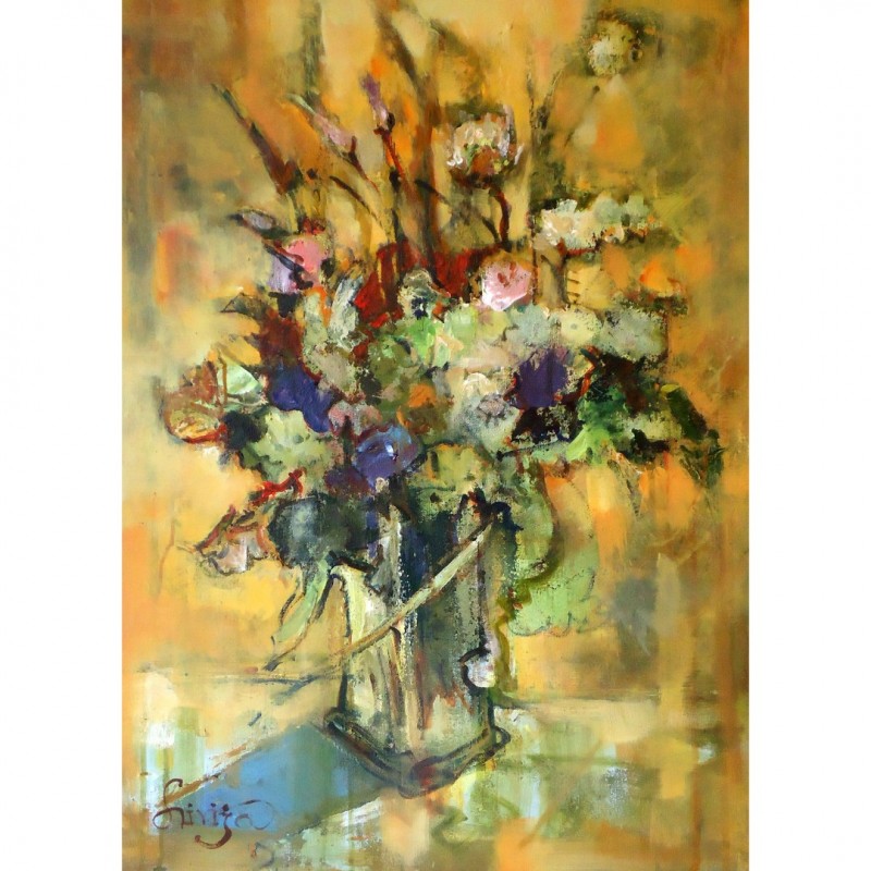 Aliejinis paveikslas "Puokštė"