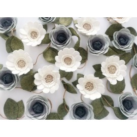 Gėlių girlianda, kambario dekoracija, švenčių dekoracija Gėlių girlianda, kambario dekoracija, švenčių dekoracija