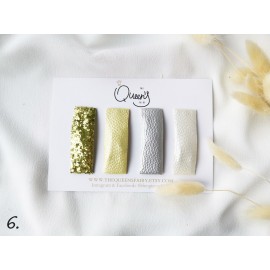 Plaukų segtukai, rinkinys 4 vnt., įvairių spalvų