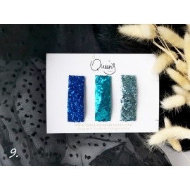 Plaukų segtukai, komplektas 3 vnt., įvairių spalvų