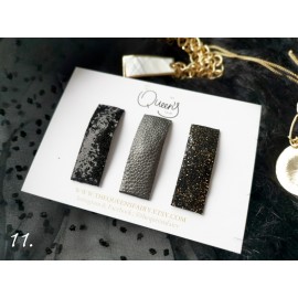 Plaukų segtukai, komplektas 3 vnt., įvairių spalvų