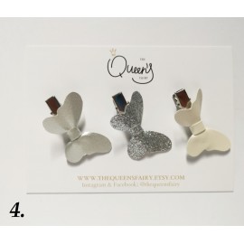 Plaukų aksesuarai Drugeliai, segtukai 3 vnt., Įvairių spalvų Plaukų aksesuarai Drugeliai, segtukai 3 vnt., Įvairių spalvų