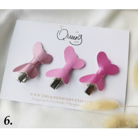 Plaukų aksesuarai Drugeliai, segtukai 3 vnt., Įvairių spalvų Plaukų aksesuarai Drugeliai, segtukai 3 vnt., Įvairių spalvų