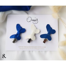 Plaukų aksesuarai Drugeliai, segtukai 3 vnt., Įvairių spalvų Plaukų aksesuarai Drugeliai, segtukai 3 vnt., Įvairių spalvų