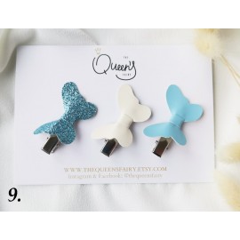 Plaukų aksesuarai Drugeliai, segtukai 3 vnt., Įvairių spalvų Plaukų aksesuarai Drugeliai, segtukai 3 vnt., Įvairių spalvų