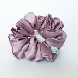 Natūralaus šilko plaukų gumytė, Pelenų rožinė