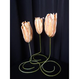 Gėlių dekoracija „Gelsvos tulpės“