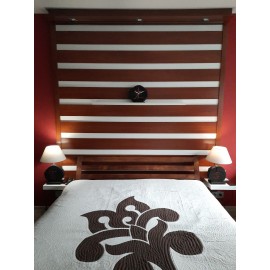 Lempa iš medžio su gaubtu „Turtas“