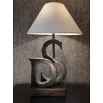 Lempa iš medžio „SD“