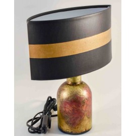 Lempa iš butelio „Vintage gold“ Lempa iš butelio „Vintage gold“