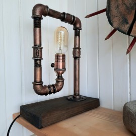 Modernus industrinio stiliaus šviestuvas „Kitoks kablelis“