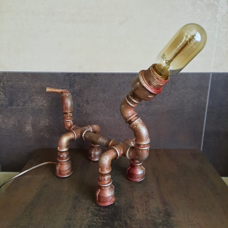 Modernus industrinio stiliaus šviestuvas "Puppy"