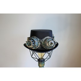 Modernus industrinio stiliaus šviestuvas „Kabykla su cilindru“