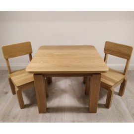 Ąžuolinis reguliuojamas komplektas vaikams Ąžuolinis reguliuojamas komplektas vaikams