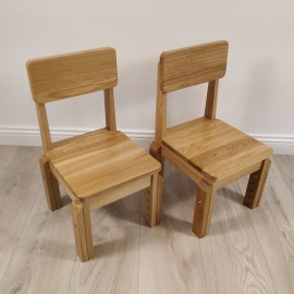 Ąžuolinis reguliuojamas komplektas vaikams Ąžuolinis reguliuojamas komplektas vaikams