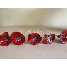 Keraminių aguonų puokštė Keraminių aguonų puokštė