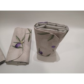 Sulankstomas pirkinių krepšys "alyvuogės"