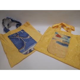 Sulankstomas pirkinių krepšys "saulėta"