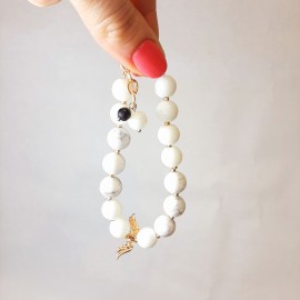 Apyrankė su žadeitu ir hematitu su užsegimu