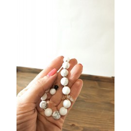 Apyrankė su žadeitu ir hematitu su užsegimu