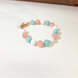 Apyrankė su žadeitu ir hematitu su užsegimu